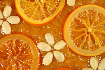 Image showing Orange tart