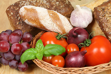 Image showing European food