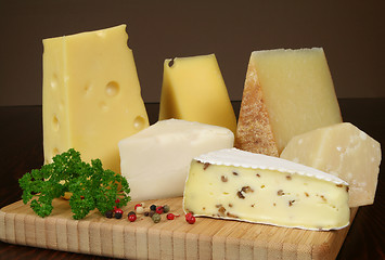 Image showing Cheese board