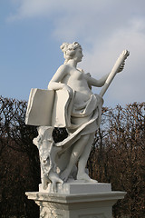 Image showing Woman statue in Vienna