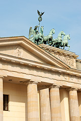 Image showing Brandenburg Gate in Berlin