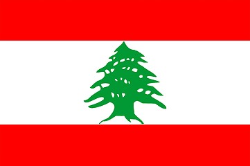 Image showing Lebanon Flag