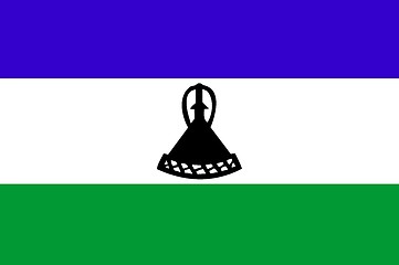 Image showing Lesotho Flag