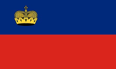 Image showing Flag Of Liechtenstein