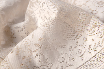 Image showing beige lace backround