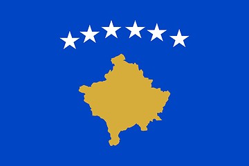 Image showing Flag Of Kosovo
