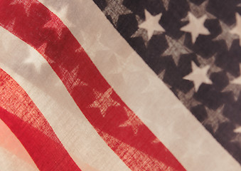 Image showing U.S. flags transparent