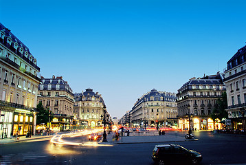 Image showing Center of Paris in night