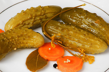 Image showing Cucumber pickled 