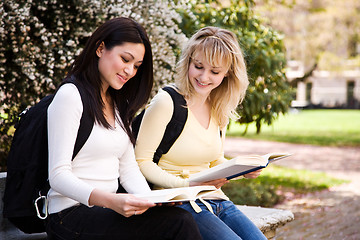 Image showing College students