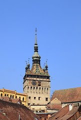 Image showing Clock Tower-Sighisoara,Romania