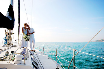 Image showing Couple on cruise.