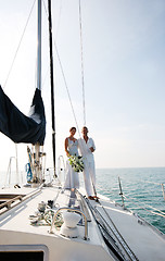 Image showing Couple on cruise.