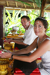 Image showing Buddhist ceremony.