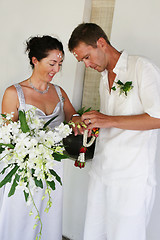 Image showing Bride and groom.