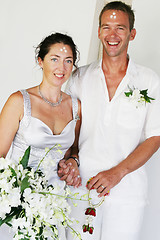 Image showing Bride and groom.