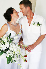 Image showing Bride and groom.