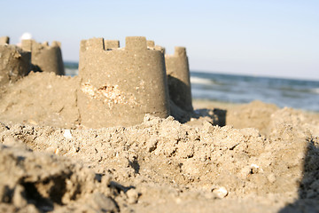 Image showing Sand castle