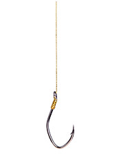 Image showing Fishing hook isolated on white background