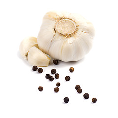 Image showing garlic and black pepper