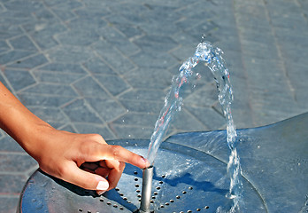 Image showing Water drinking fountain