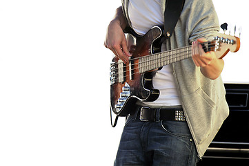 Image showing Bass Player
