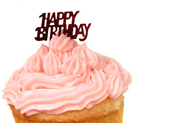 Image showing Happy Birthday Cupcake