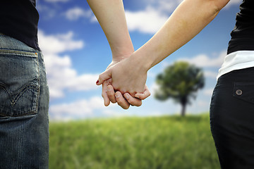 Image showing Holding Hands