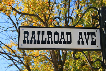 Image showing Street Sign Close Up