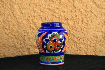 Image showing Talavera Handpainted Ceramic Jar