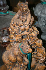 Image showing Three Bears Statue