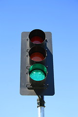 Image showing Traffic Light Showing Green Light