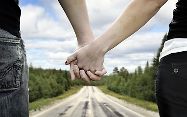 Image showing Holding Hands