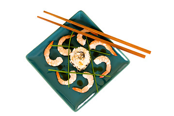 Image showing Sushi, sashimi