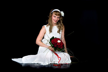 Image showing Young bride portait