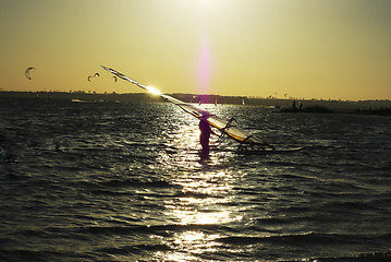 Image showing windsurfer