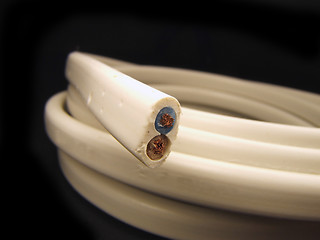 Image showing white cable