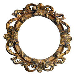 Image showing Wooden mirror