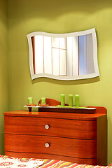 Image showing Drawers and mirror