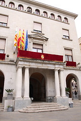 Image showing placa de l'ajuntament in Fugueres, Spain