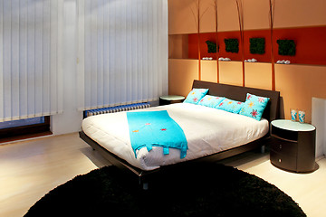 Image showing Terracotta bedroom horizontal