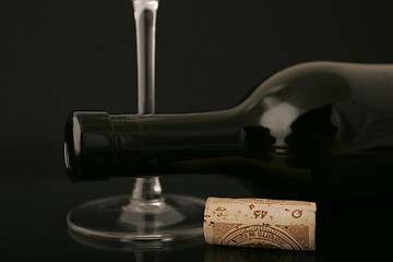 Image showing Empty wine