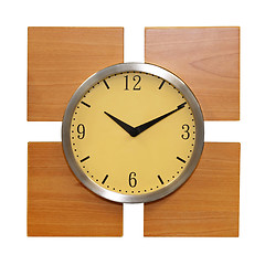 Image showing Wooden clock