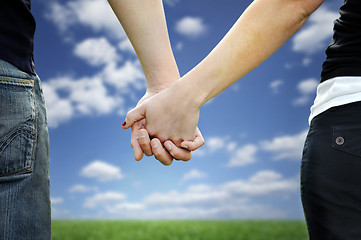 Image showing Holding Hands