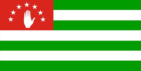 Image showing Abkhazia Flag