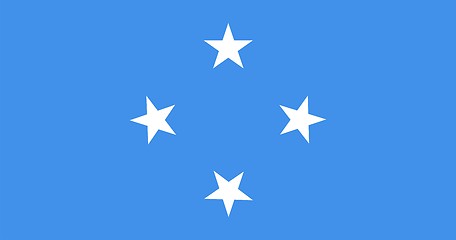 Image showing Micronesia Flag