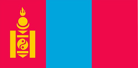 Image showing Mongolia Flag
