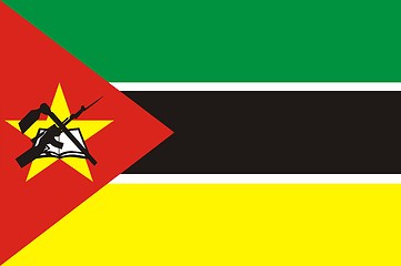 Image showing Flag Of Mozambique