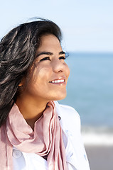 Image showing Young native american woman