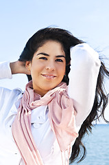 Image showing Young native american woman